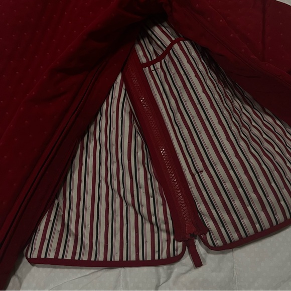 HILARY RADLEY - Vintage Red Quilted Jacket - Women’s L - Picture 10 of 13